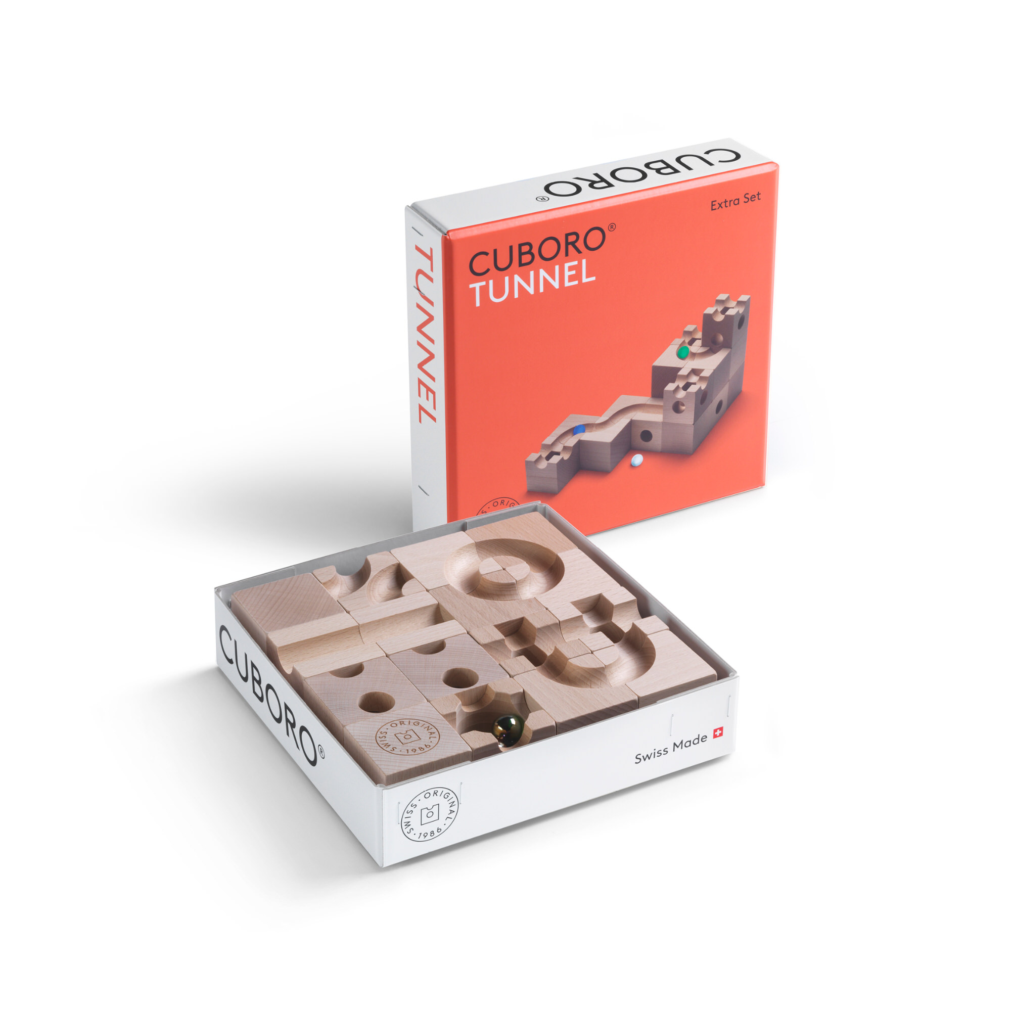 Cuboro Kugelbahn Extra Set Tunnel - 16 Elemente - ab 7 Jahren