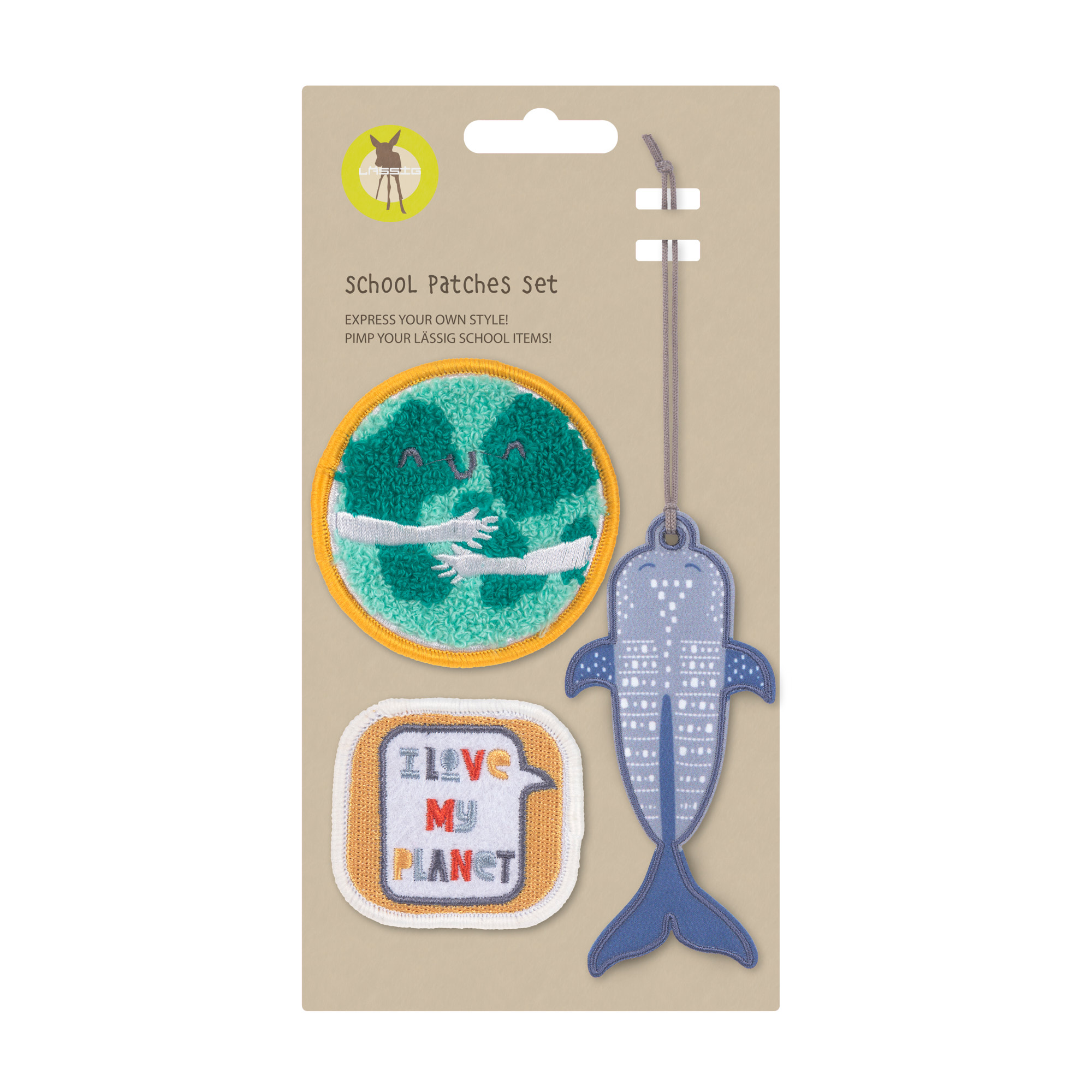 Lässig School Patches Set Planet 