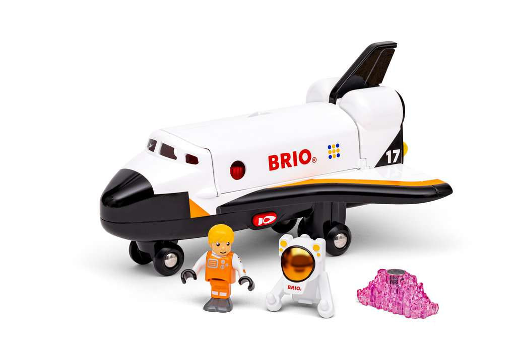 BRIO Raumfähre Space Shuttle für die Holzeisenbahn
