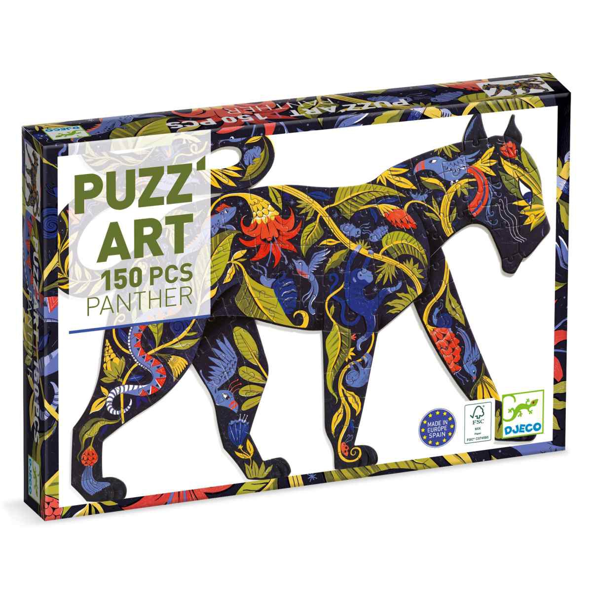 Djeco Puzz`ART Panther 150 Teile Kontur Puzzle