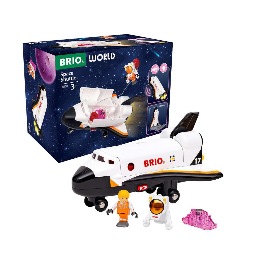 BRIO Raumfähre Space Shuttle für die Holzeisenbahn