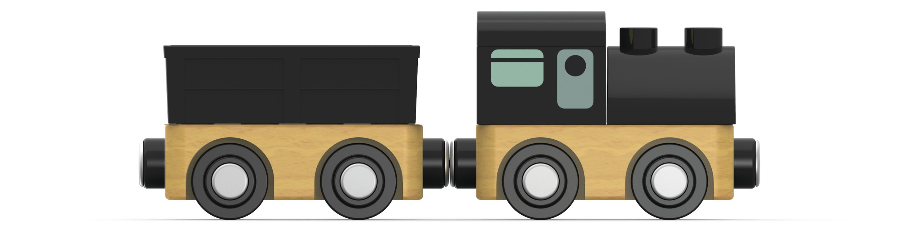 Noppi Eisenbahn - Mein Kreativ Zug Set 2 Regio/Dampflok