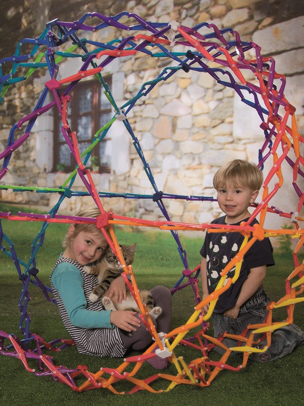 Original Hoberman Mega Sphere Rainbow