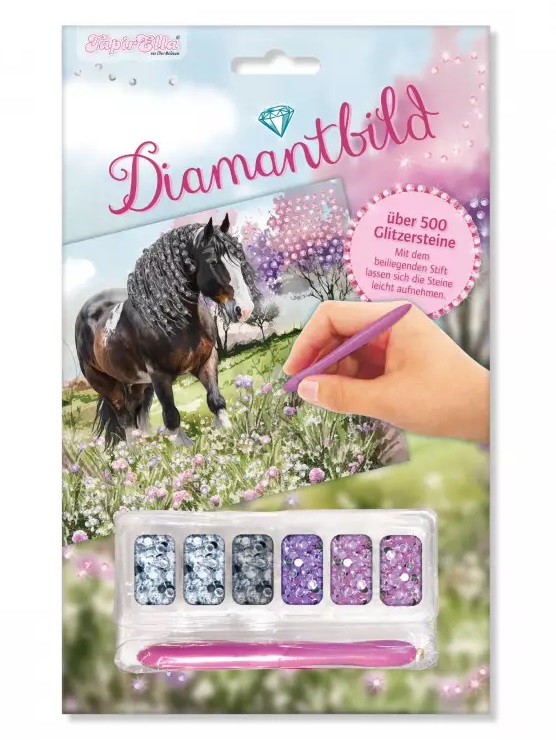 Lutz Mauder TapirElla Diamantbild, Pferde 3, Tinker Diamond Painting