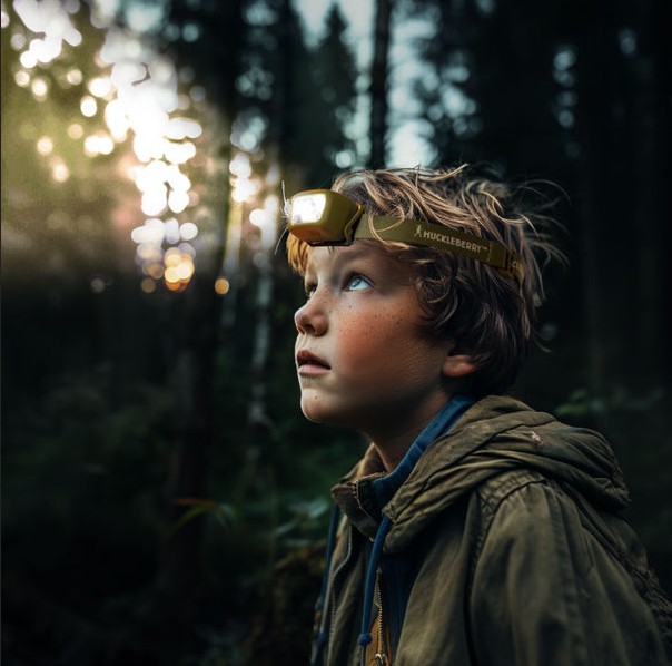 Huckleberry Aufladbare Stirnlampe Rechargeable Headlight
