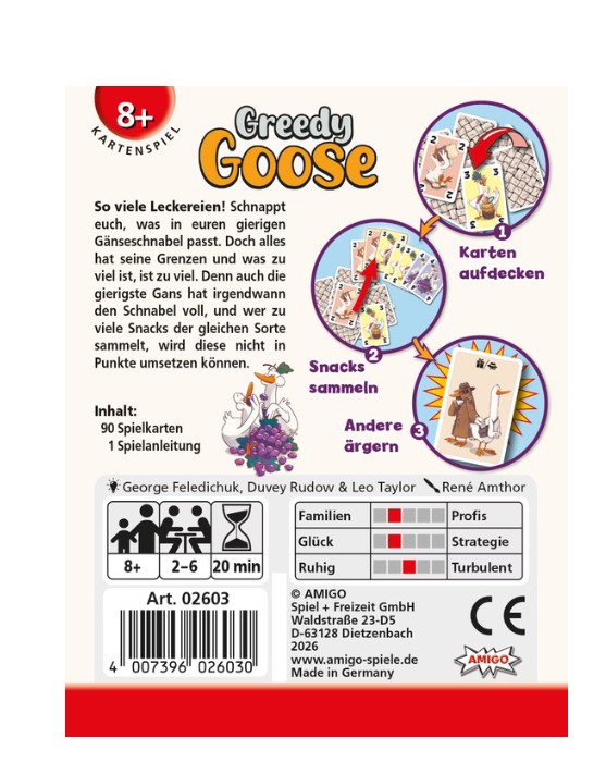 Amigo Kartenspiel Greedy Goose