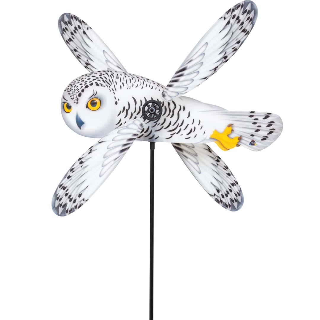 Invento Windspiel Paddle Spinner Schneeeule