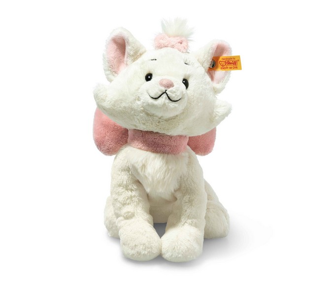 Steiff Stofftier Katze Marie 24cm  weiß/rosa Disney