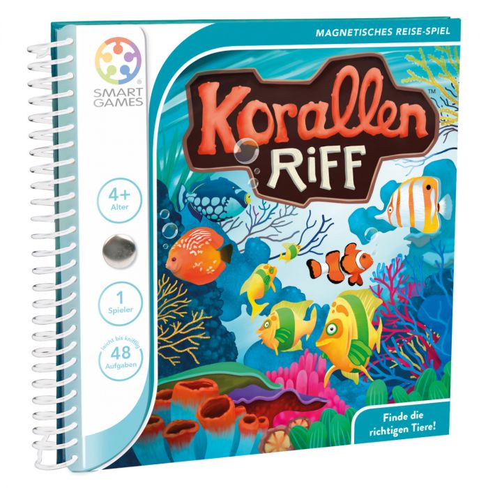 SMARTGames Korallen-Riff Magnetic Travel, Magnetische Reisespiele