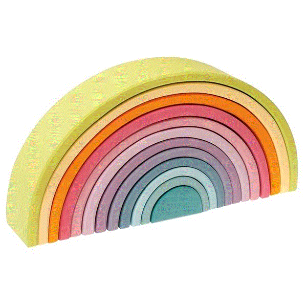 Grimms Bogenspiel Pastell 12 Teile (Regenbogen pastell)