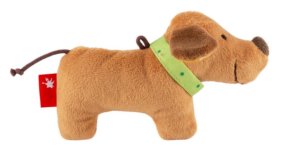 Sigikid Rassel-Greifling Dackel braun 