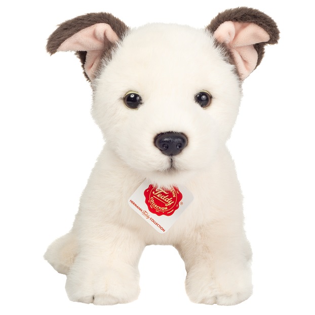 Hermann Teddy Stofftier Hundewelpe Russell 25 cm
