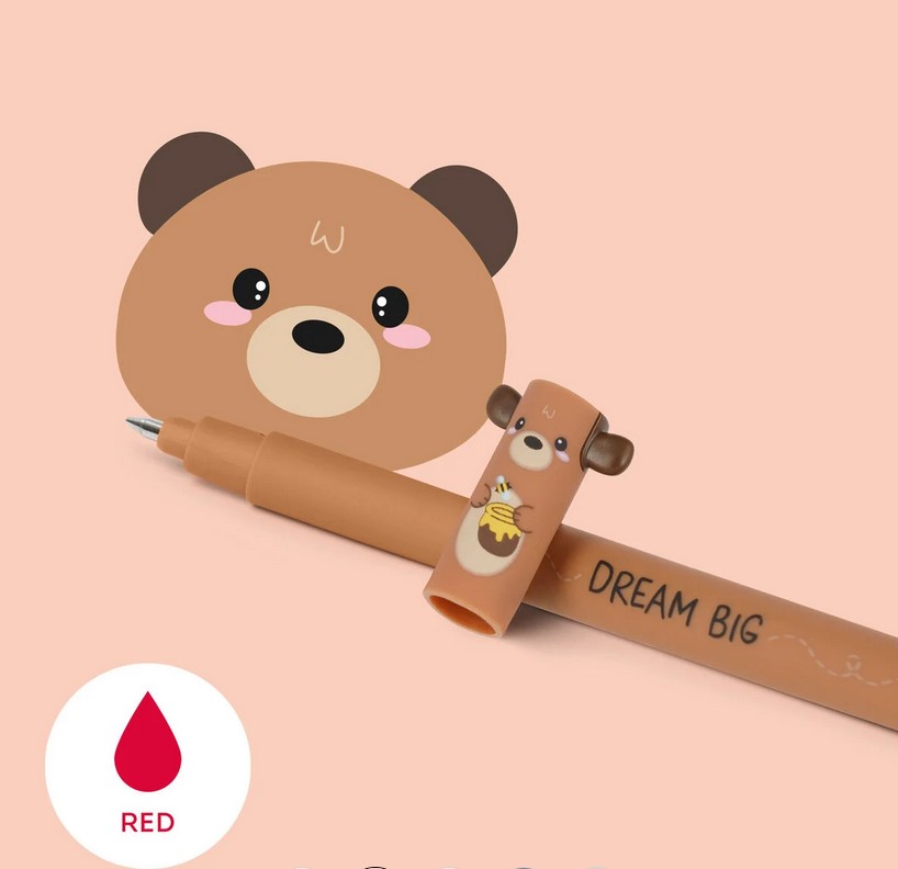 Legami Erasable Gel Pen - Teddy Bear