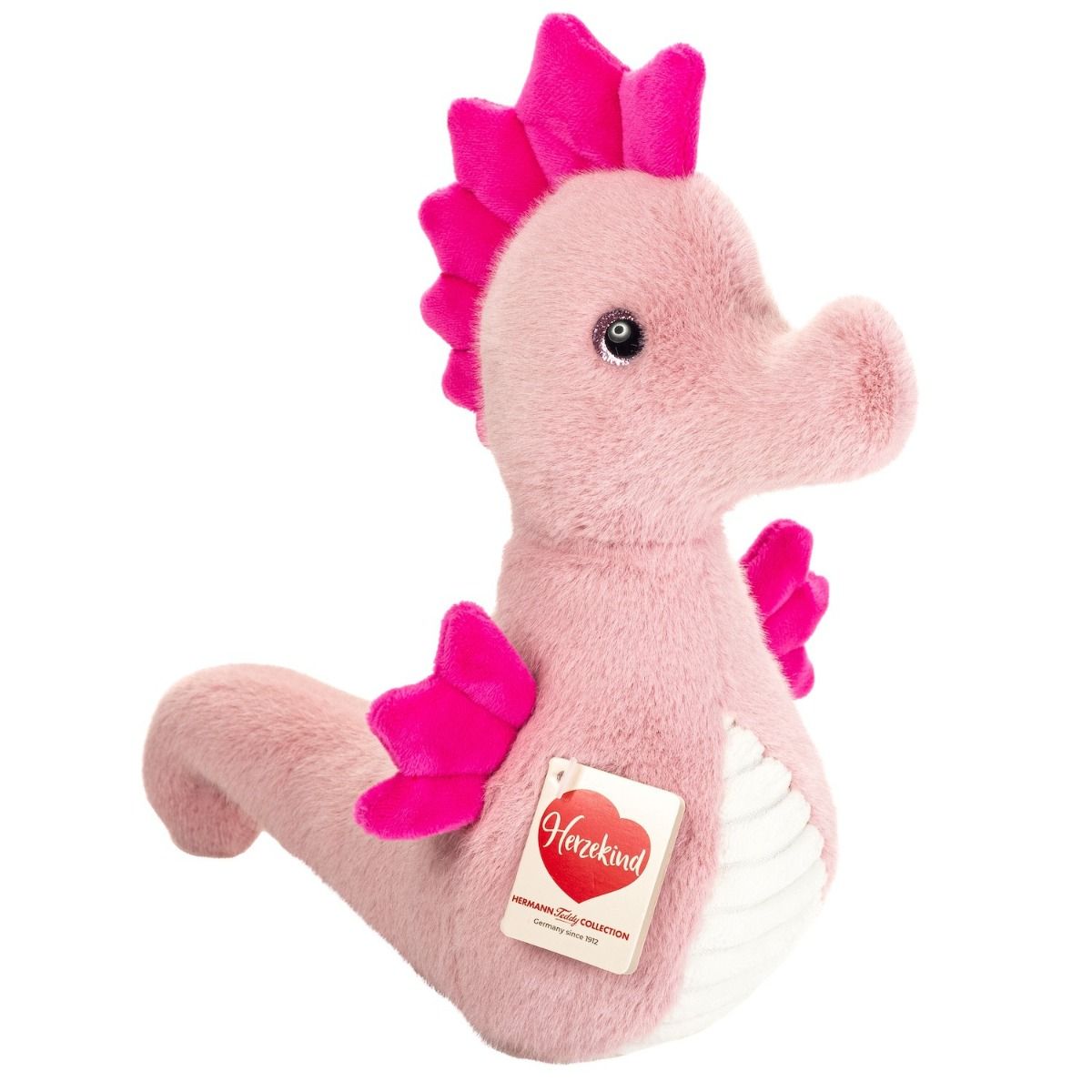 Hermann Teddy Seepferdchen Alba rosa 23 cm Stofftier