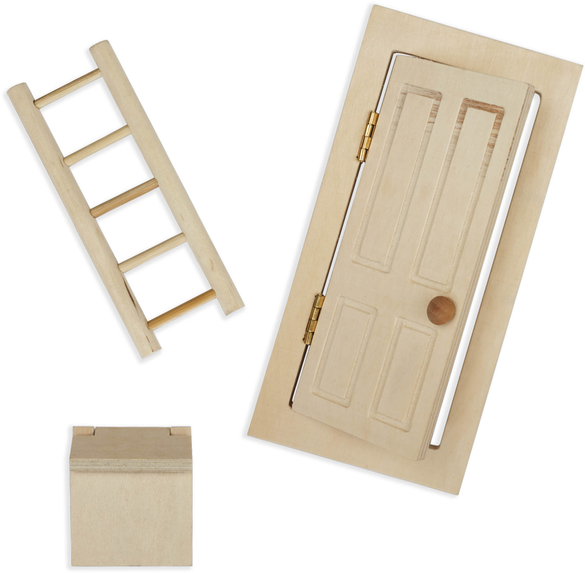 Sam und Julia Mäusehaus-Zimmer: Little Mouse Tür Puppenhaus DIY