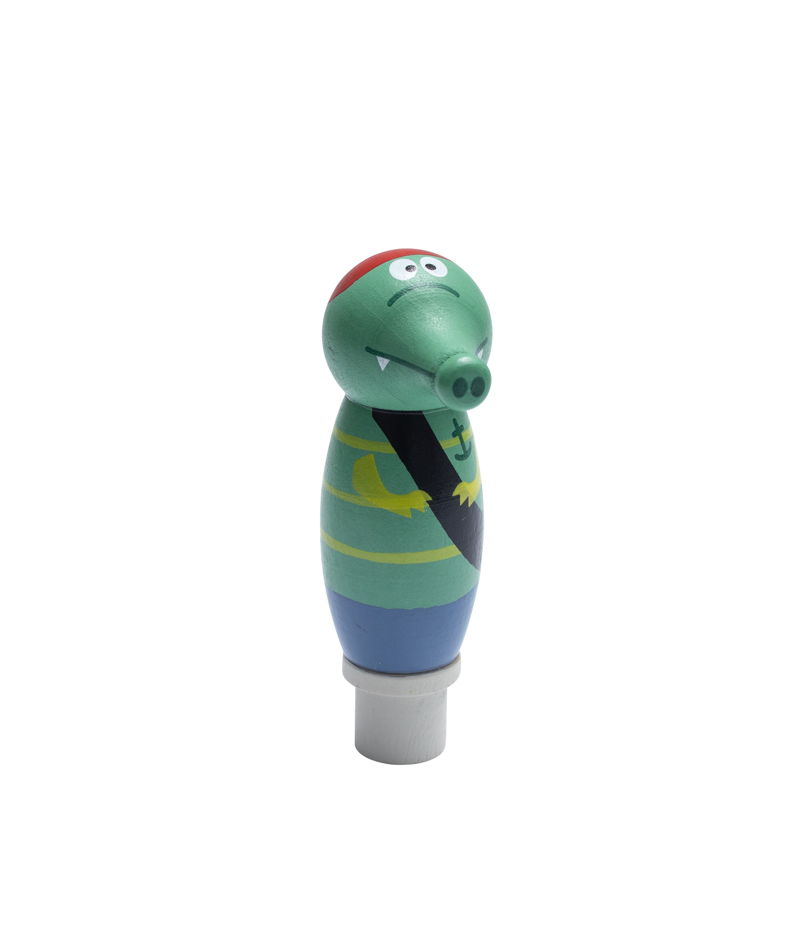 Ahrens Steckfigur Piraten Krokodil für Geburtstagsringe