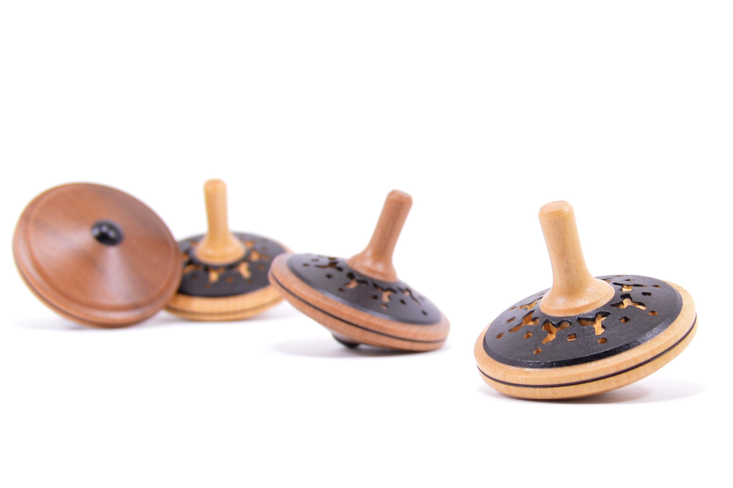 Mader Holzkreisel Burlesk natur Holzkreisel 1 Stück aus der Kreiselmanufaktur