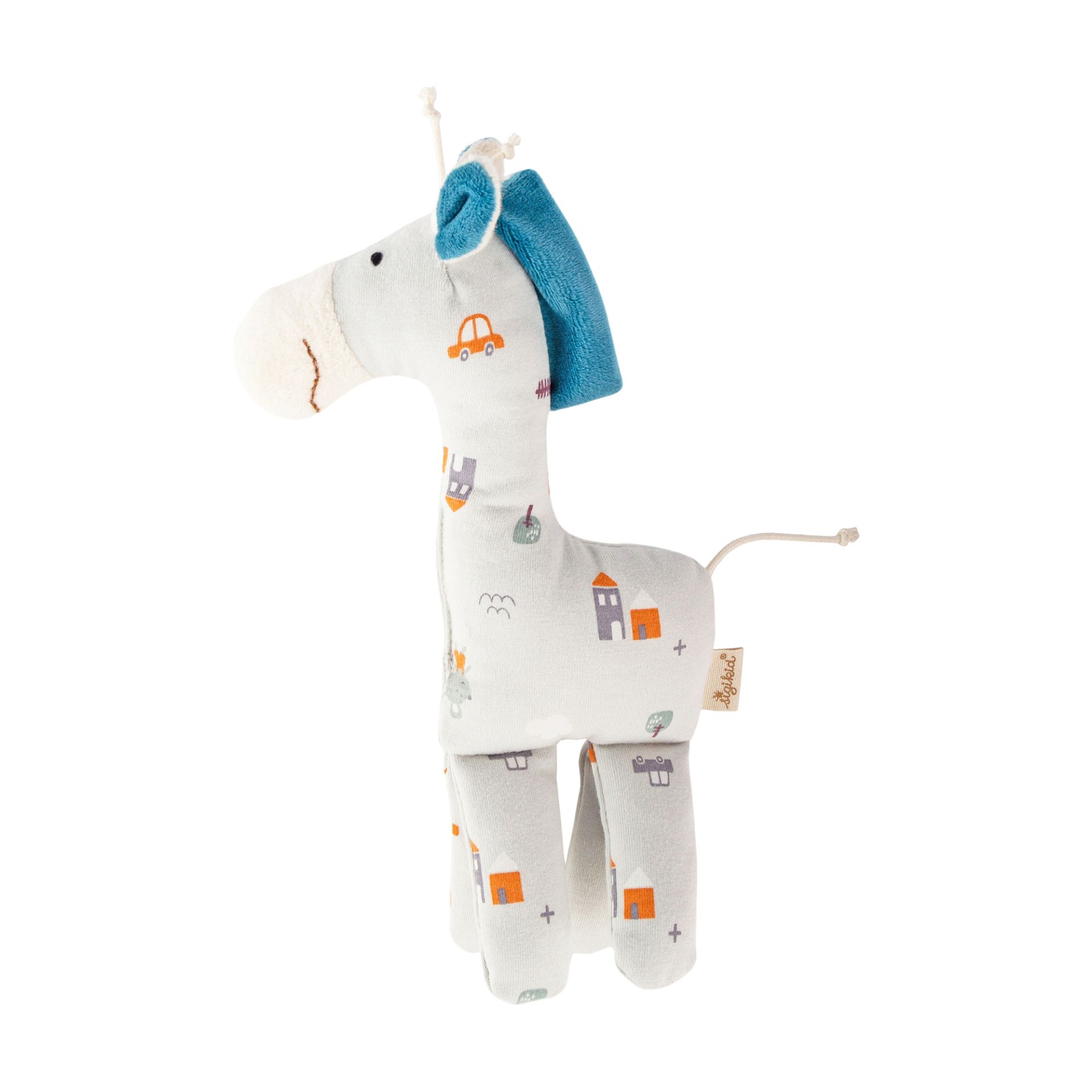 Sigikid Greifling Giraffe blau Baumwolle