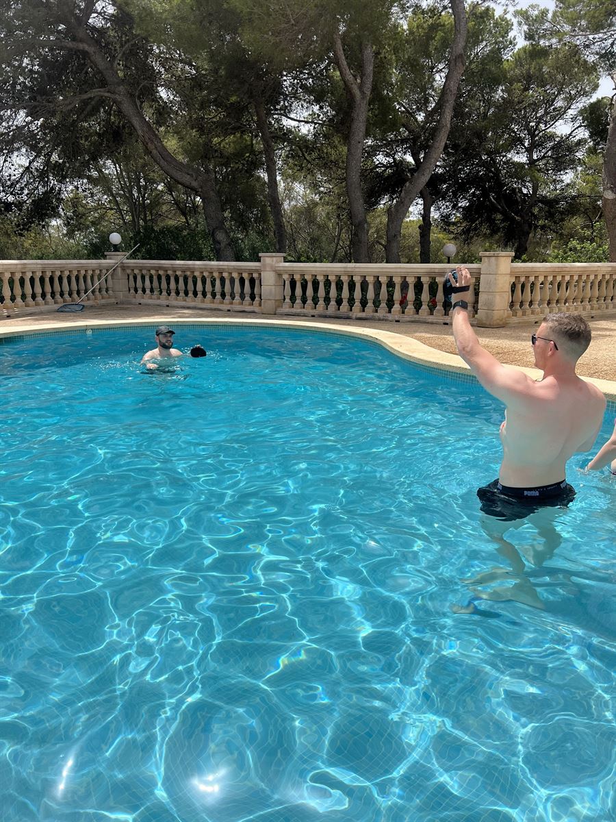 Sunflex Sure Catch Set Camo grün Klettball, Wurfspiel für zwei Personen