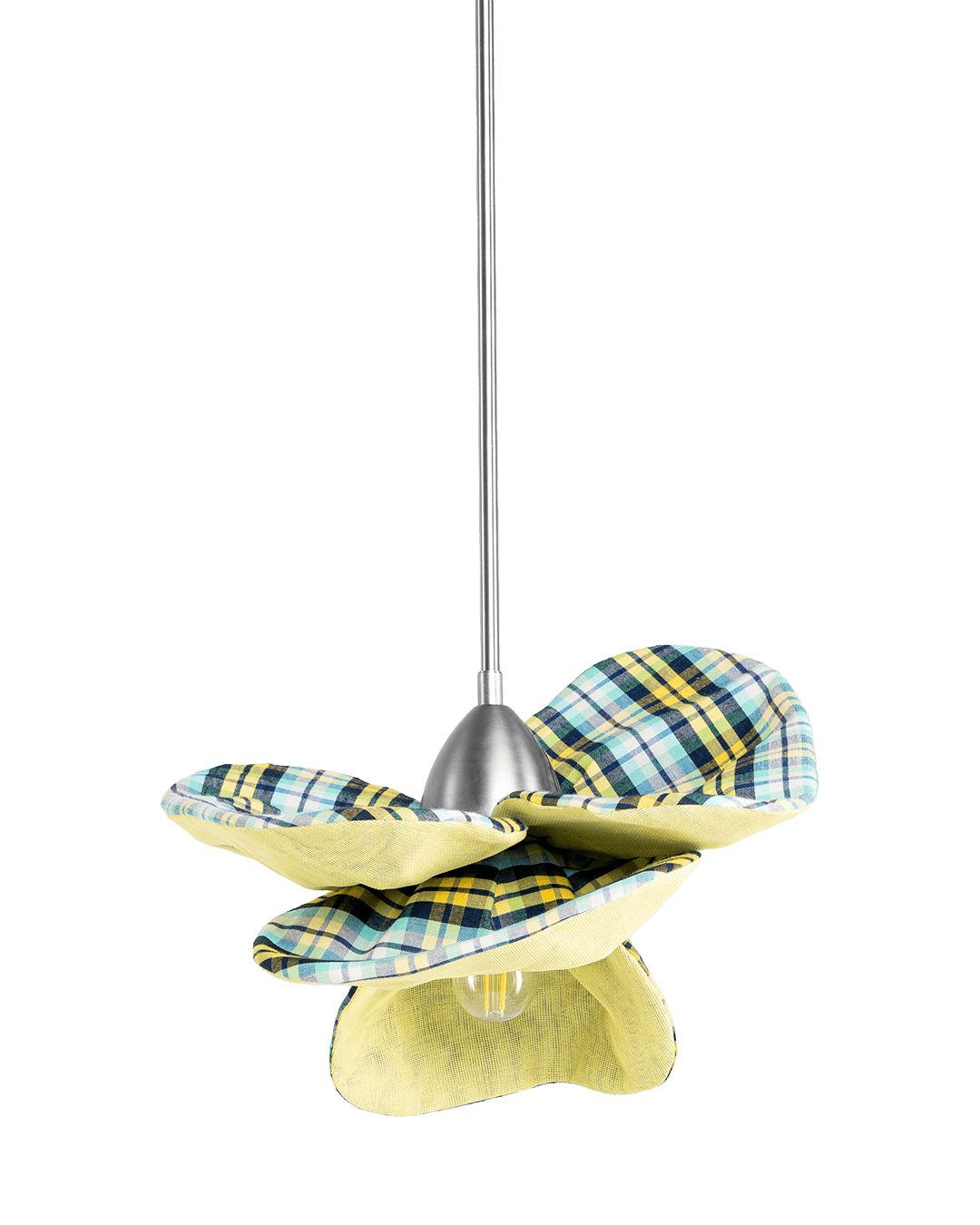Skitso Hängelampe Picnic Poppy - Blütenlampe aus Stoff Luminous Botanica pentant