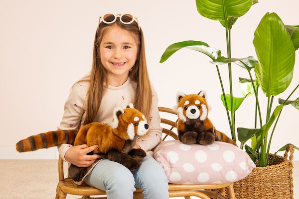 Hermann Teddy Roter Panda 30 cm  Stofftier