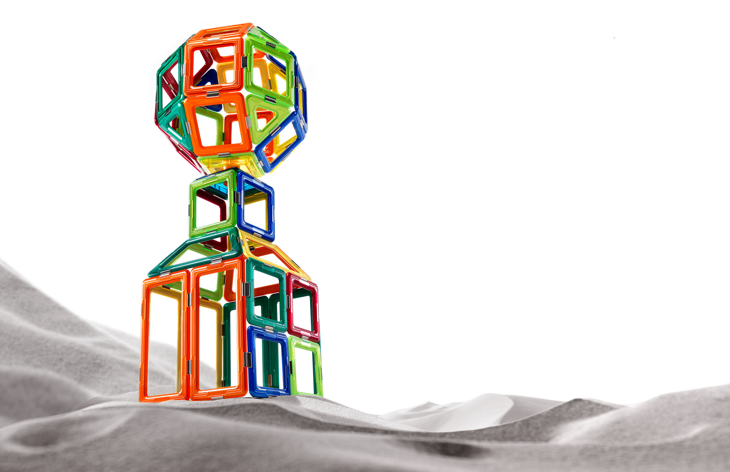 GeoSmart GeoSpace Station Magnetbaukasten 