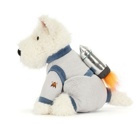 Jellycat Stofftier Munro Scottie Dog Space Outfit