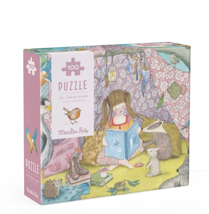 Moulin Roty Puzzle Geheimhütte (100 Teile) 