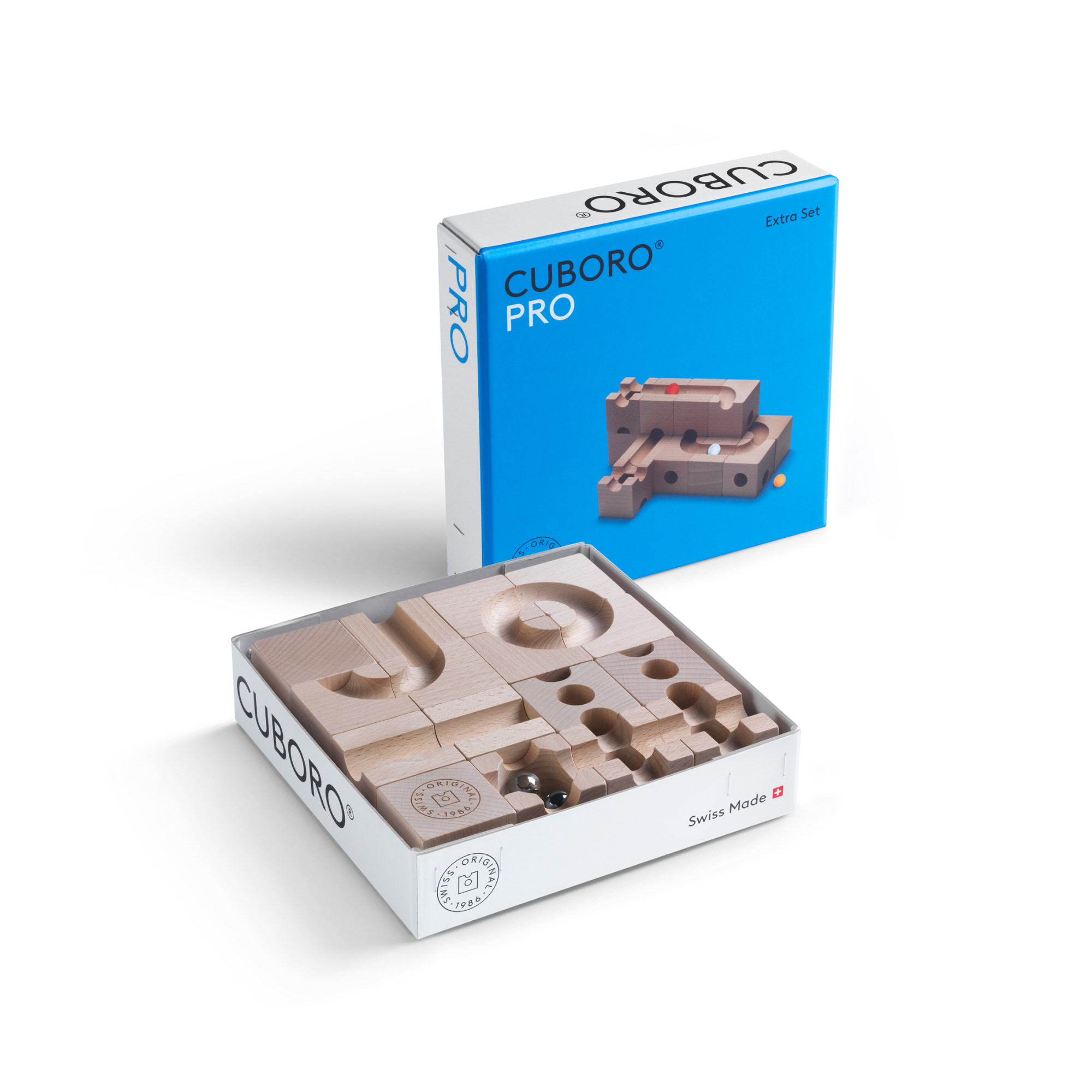 Cuboro Kugelbahn Extra Set Pro - 16 Elemente - ab 10 Jahren