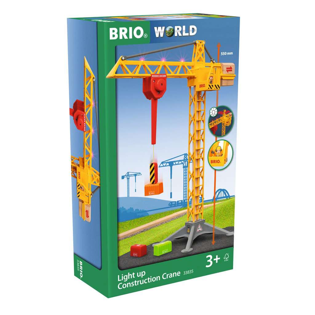BRIO Großer Baukran mit Licht