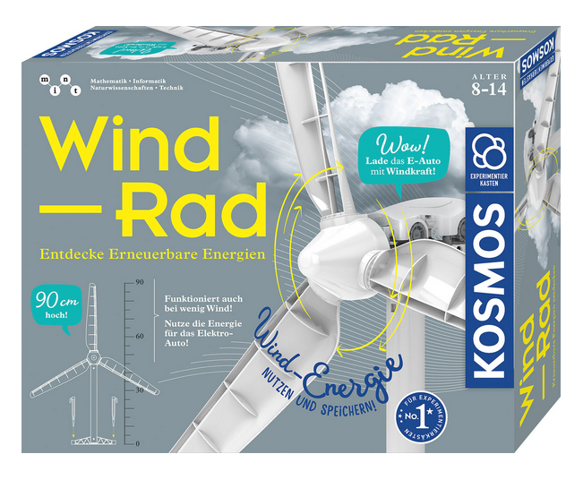 Kosmos Experimentierkasten Wind-Rad Erneuerbare Energie