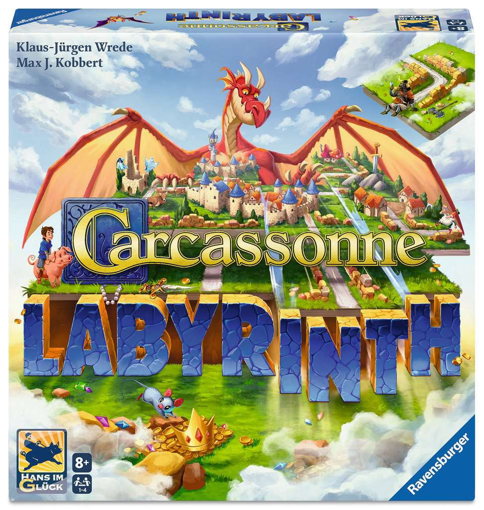 Ravensburger Spiel Das verrückte Labyrinth Carcassonne