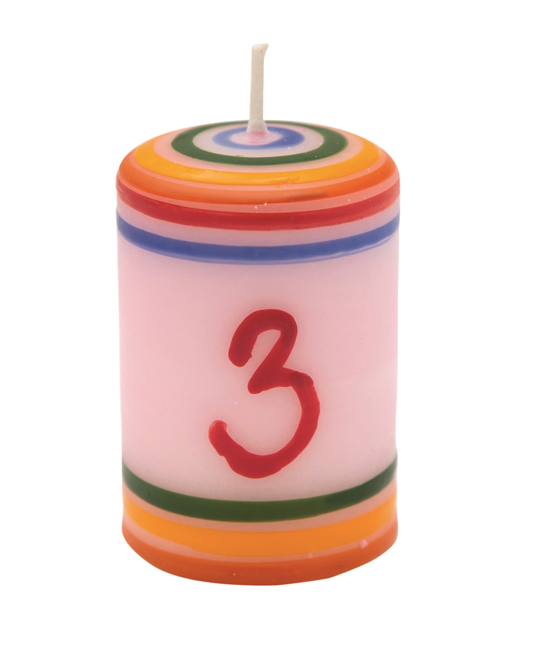 Ahrens Lebenslicht Zahl 3 Rosa