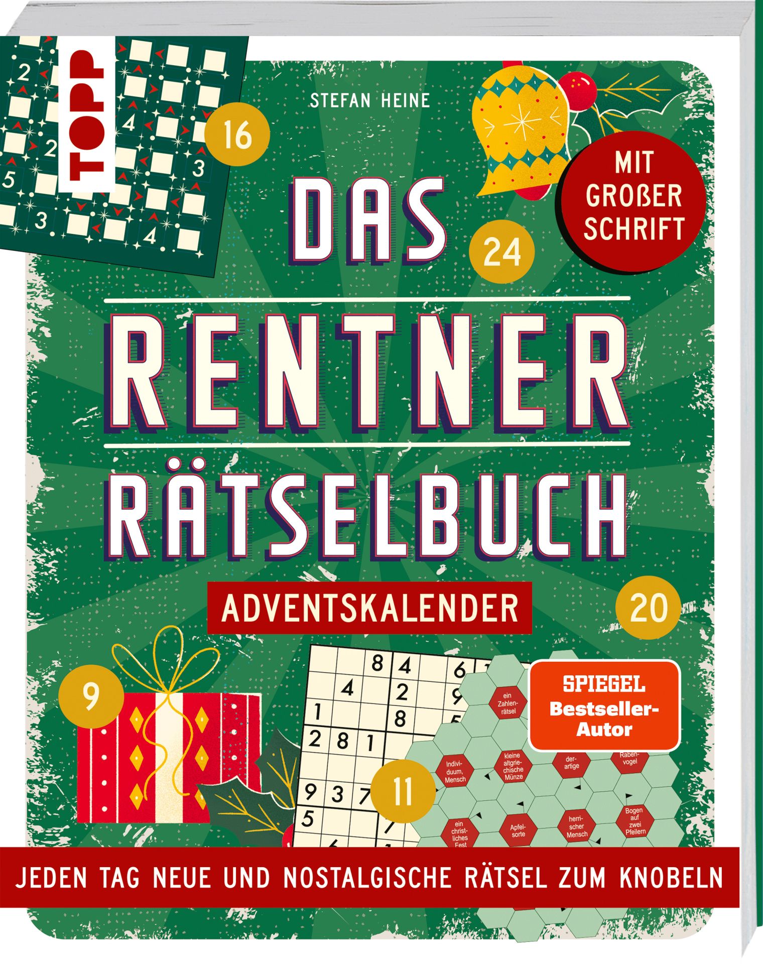 Adventskalender Rentner-Rätselbuch 2  Heine, Stefan