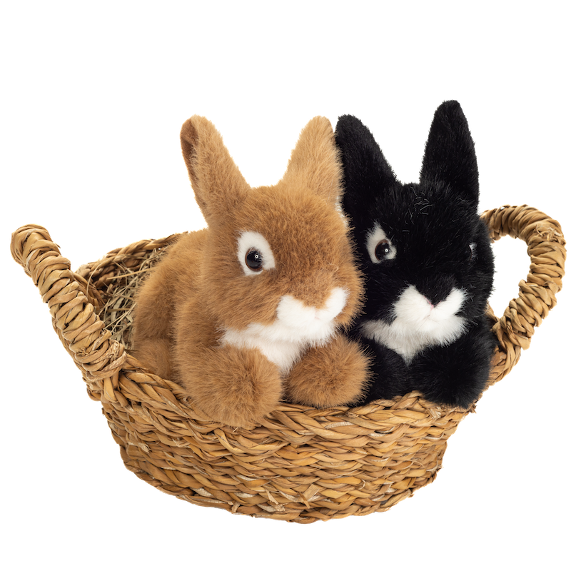 Hermann Teddy Hase sitzend braun 17 cm Stofftier