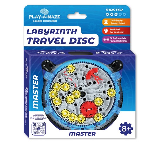 Labyrinth Travel Disc Master Zahnrad-Labyrinthspiel ab 8 Jahren
