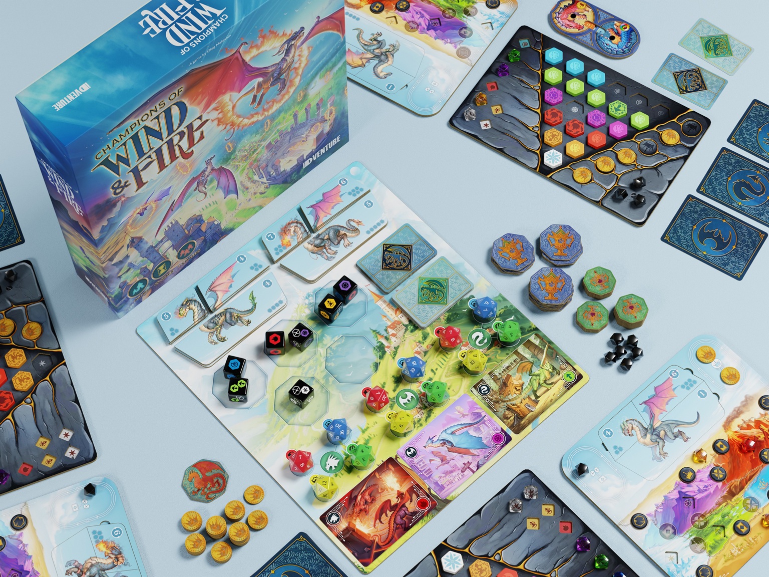 iDVenture Brettspiel Champions of the Wind & Fire