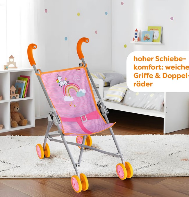 Haba Puppenbuggy Regenbogen