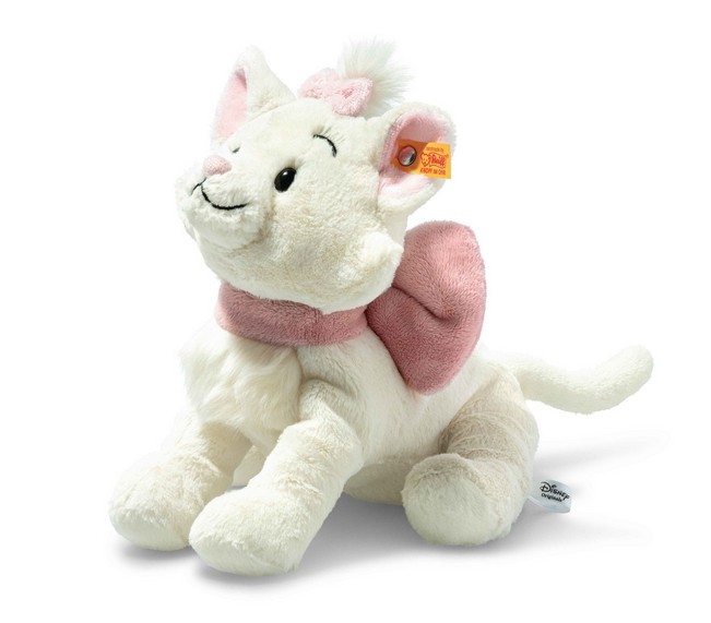 Steiff Stofftier Katze Marie 24cm  weiß/rosa Disney