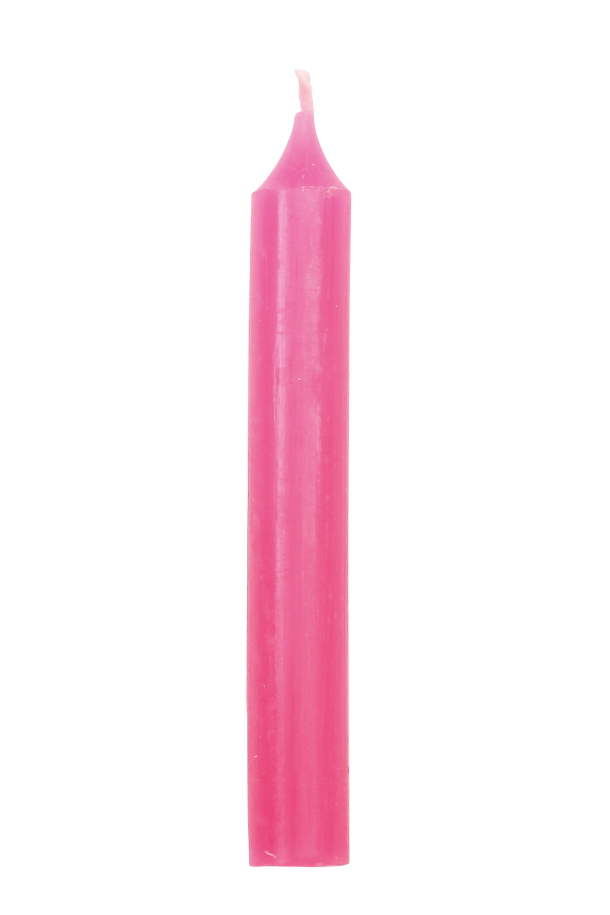 Ahrens Kerze einfarbig neonpink