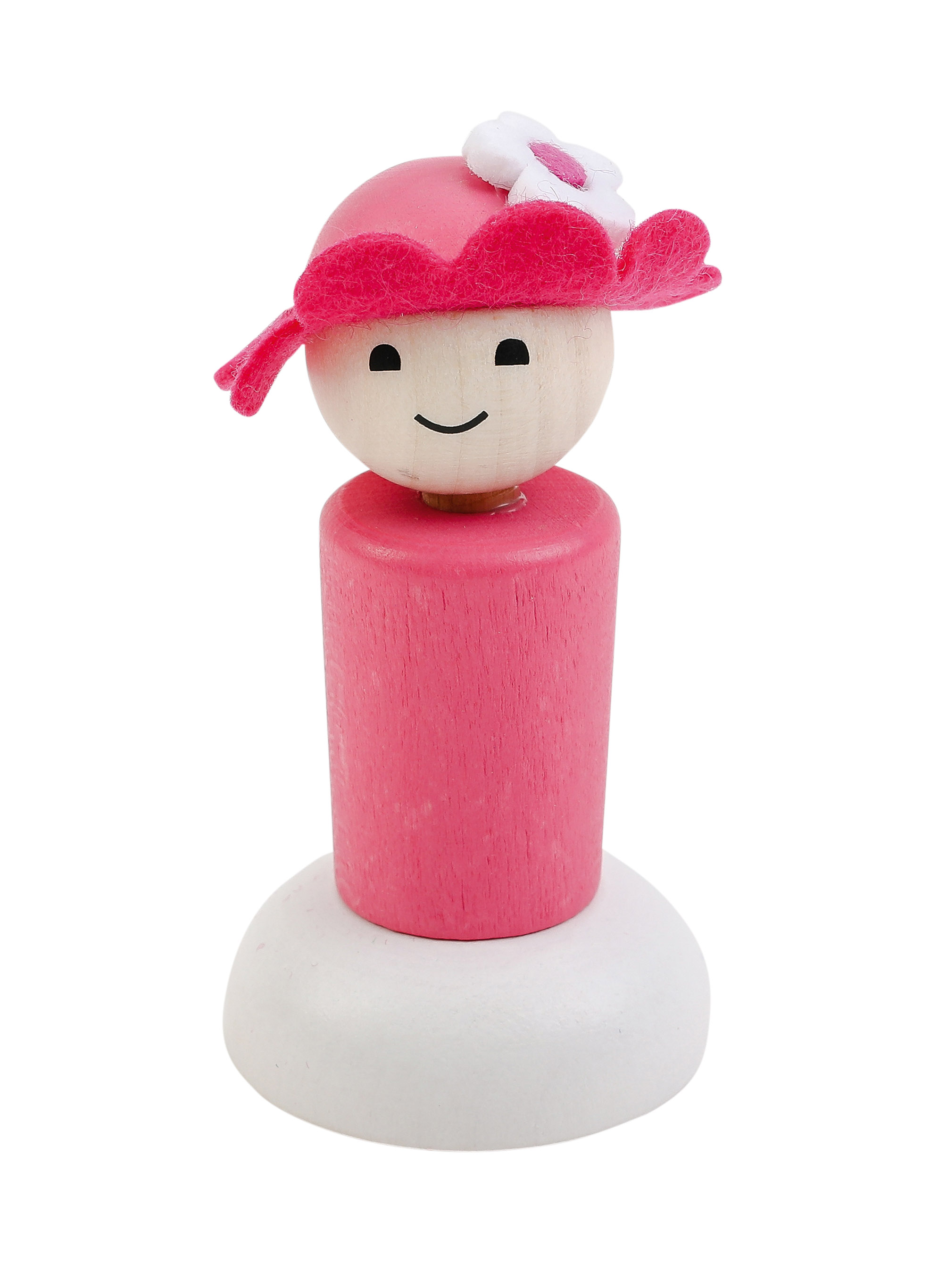 Ahrens Steckfigur Blumenmädchen Pink 