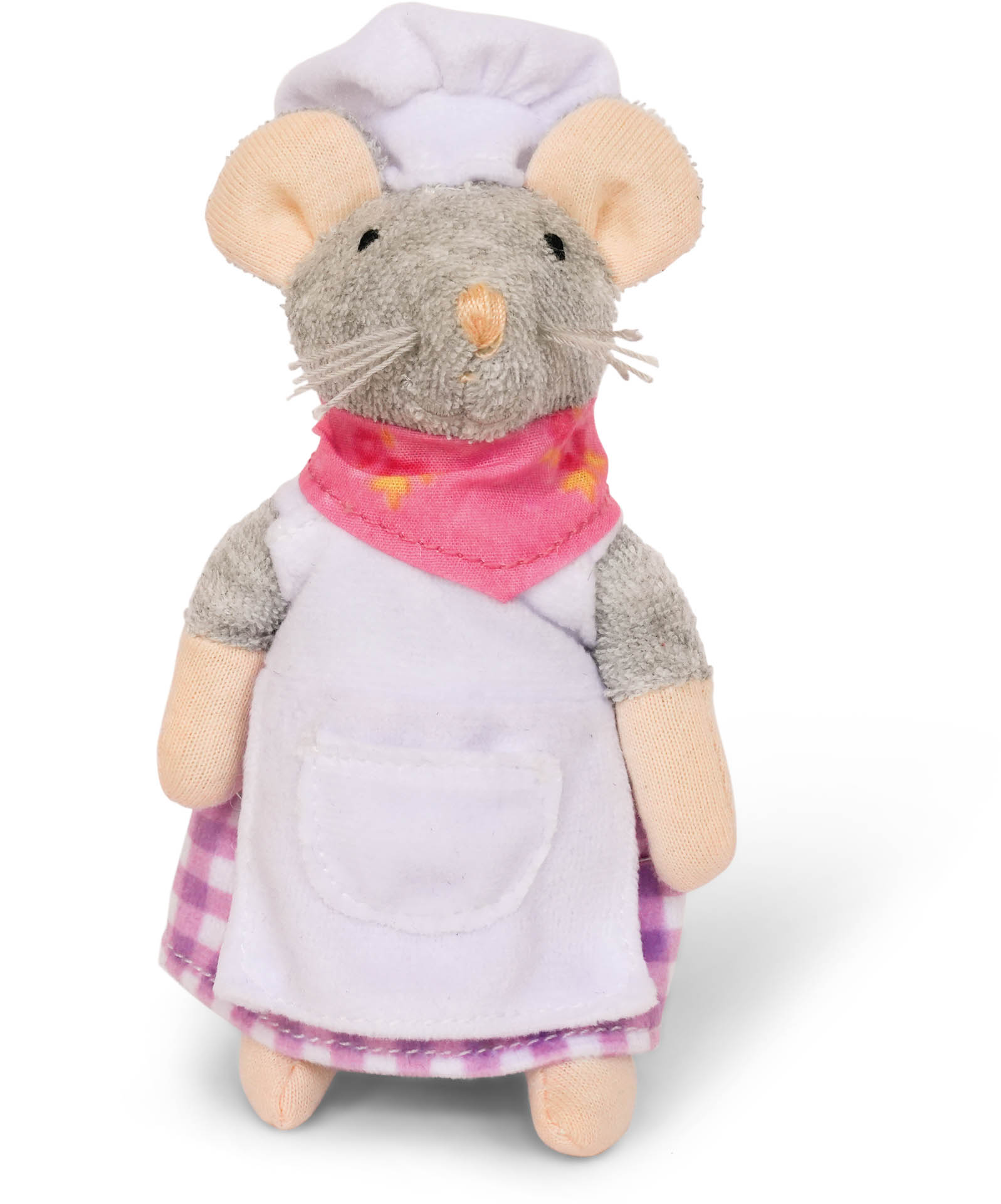 Sam und Julia Plüsch-Maus: Bäcker Stofftier