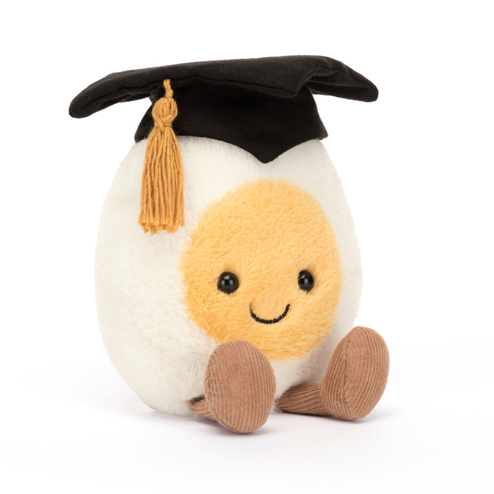 Jellycat Stofftier Amuseables Boiled Egg Graduation 