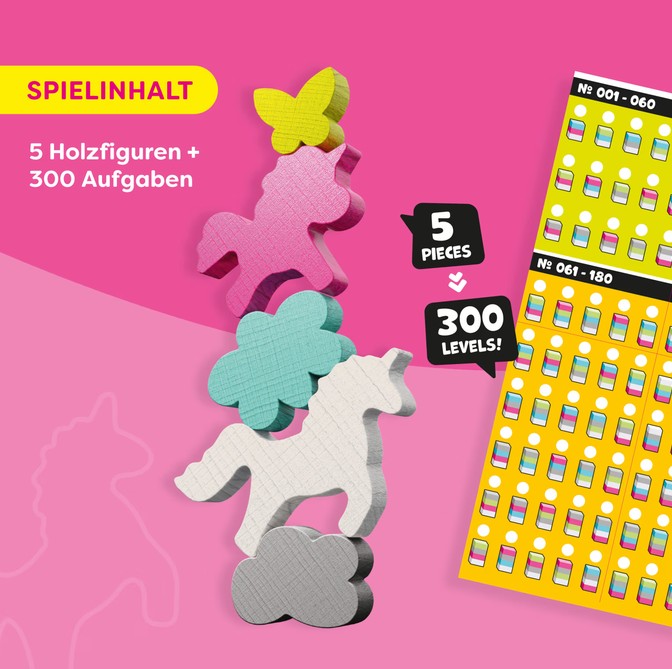 Haba Stapelspiel Stacking Challenge Unicorns