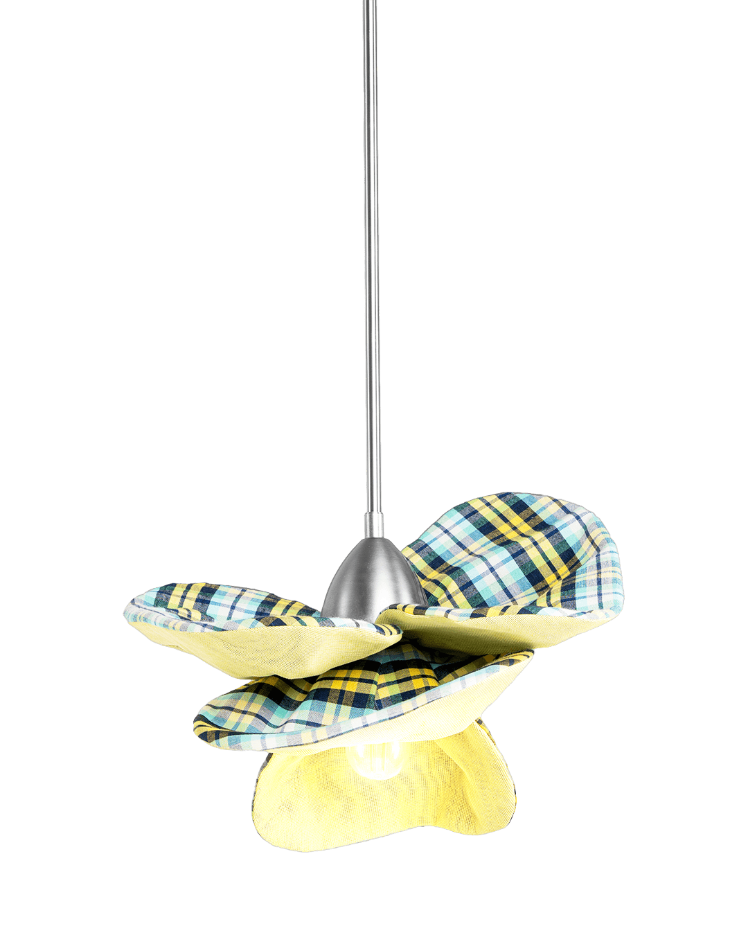Skitso Hängelampe Picnic Poppy - Blütenlampe aus Stoff Luminous Botanica pentant
