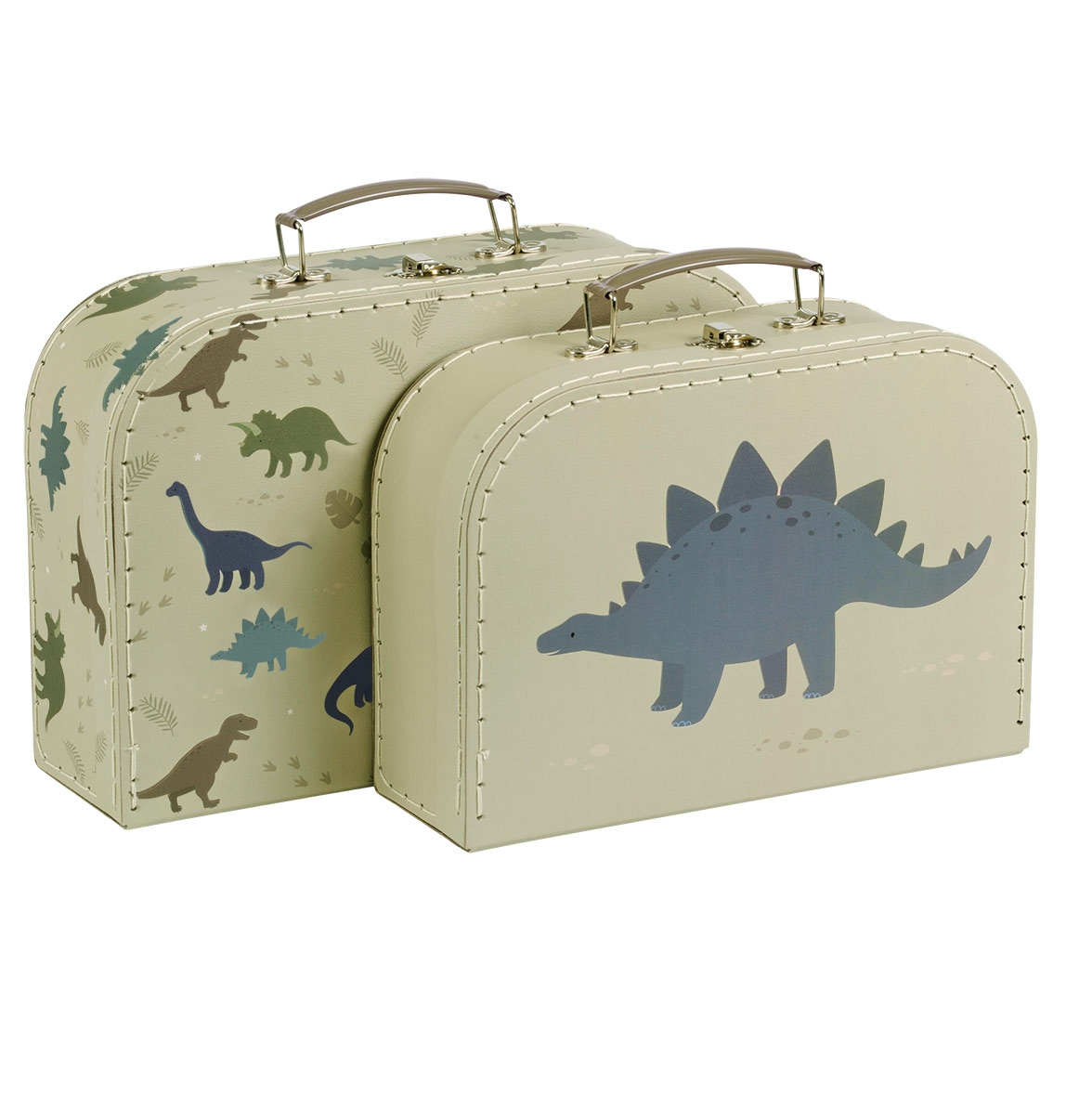 A Little Lovely Company Kinder-Koffer im 2erSet Dinosaurier 