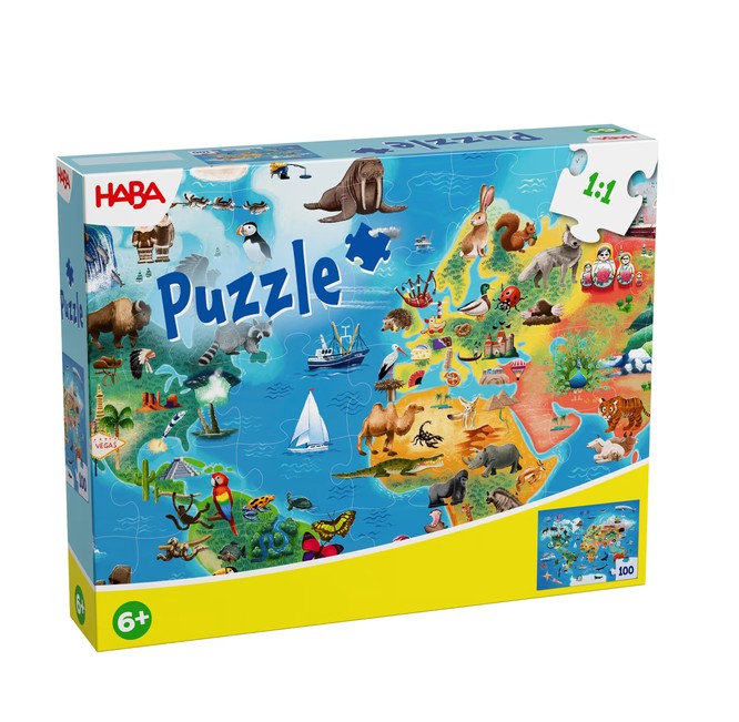 Haba Puzzle Weltkarte