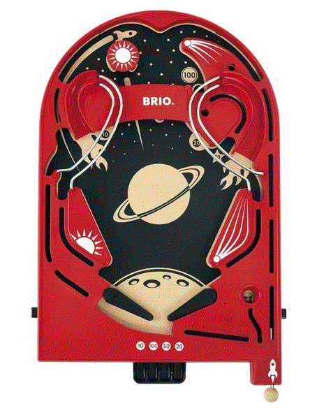 Brio Pinball Game Flipper Space Safari 