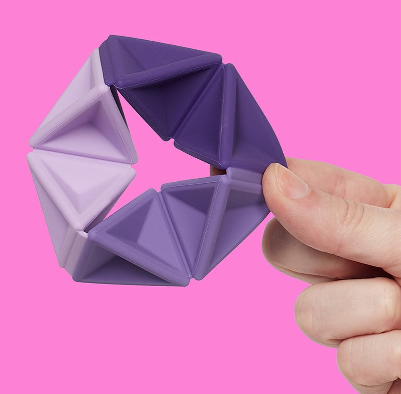 SPEKS Pivot Violet Silicon Fidgettoy