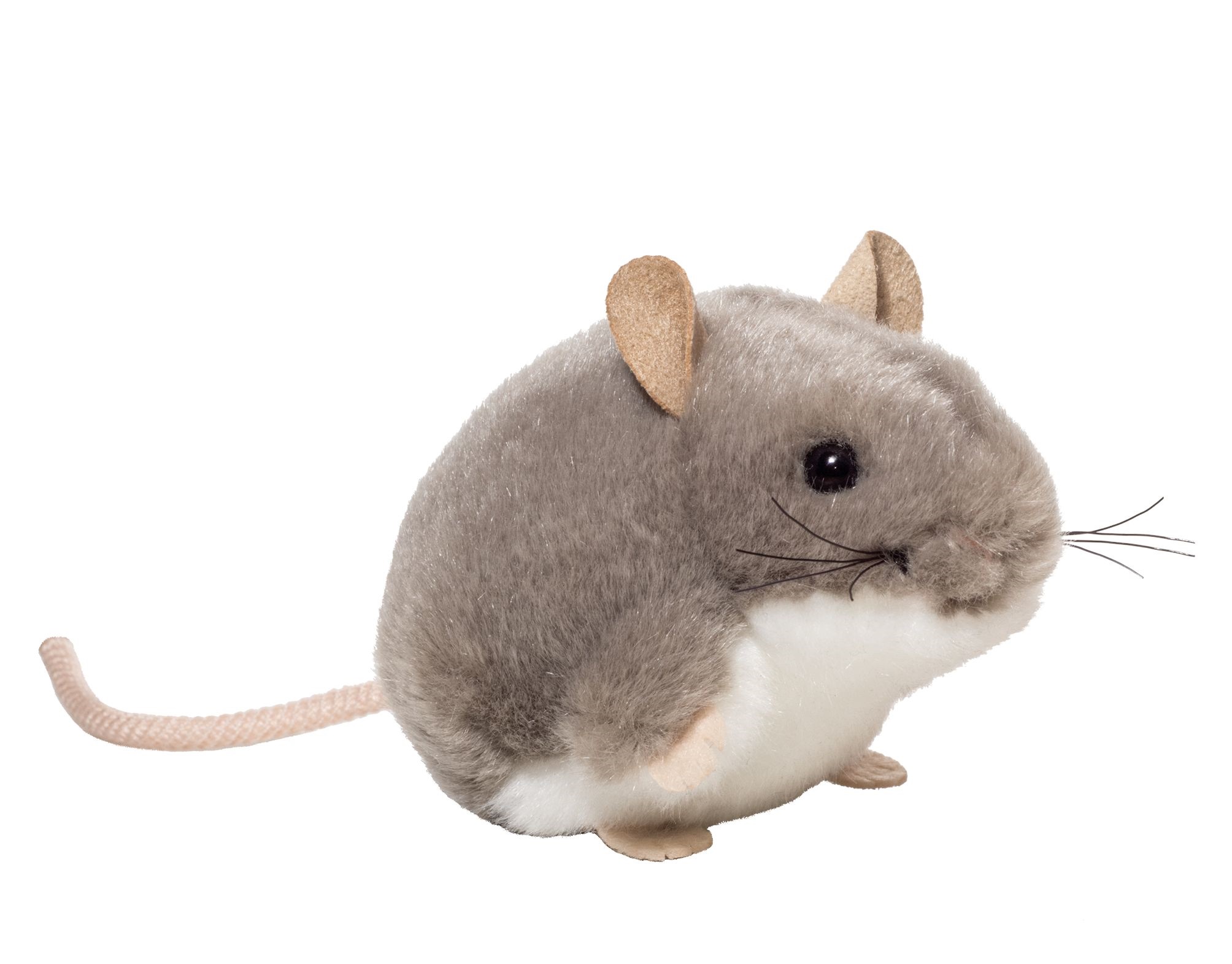 Hermann Teddy Maus grau 9 cm Stofftier Maus
